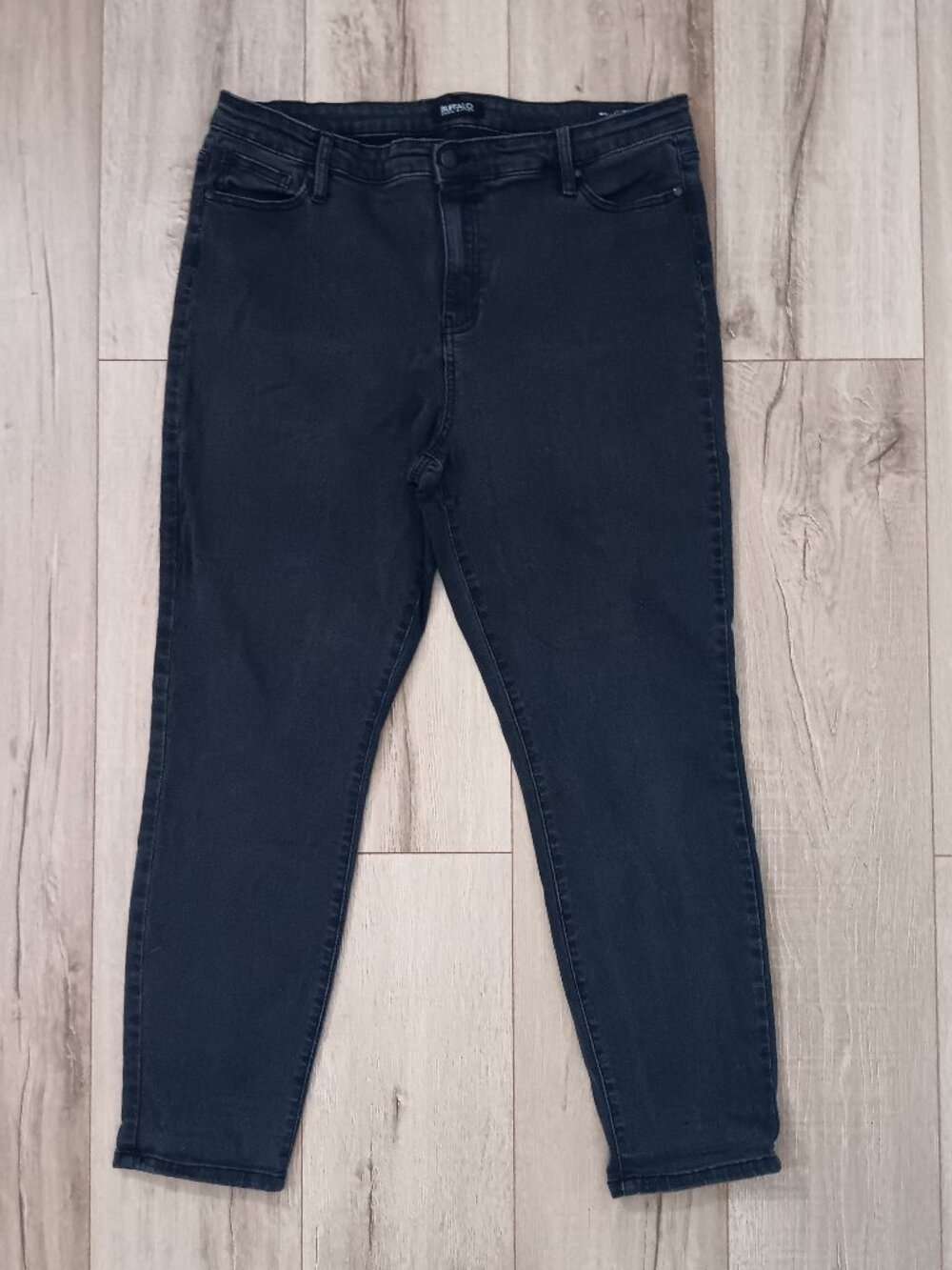 🔥4 for $20🔥 Buffalo David Bitton Womens Black Stretch Slim Jeans Size 16